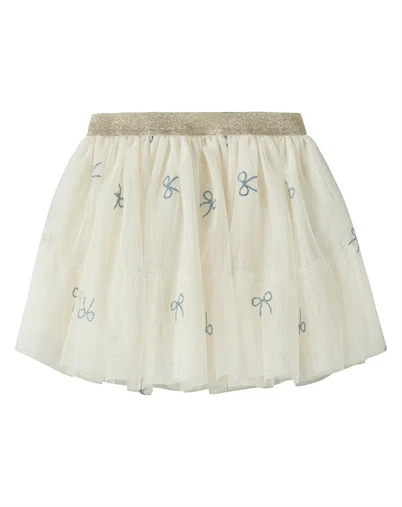Name it - NMFKira Tulle Nederdel - Antique White